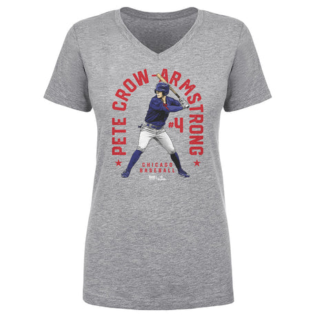 Pete Crow-Armstrong Women's V-Neck T-Shirt | 500 LEVEL