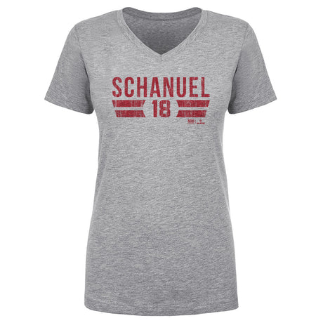 Nolan Schanuel Women's V-Neck T-Shirt | 500 LEVEL