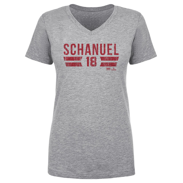 Nolan Schanuel Women's V-Neck T-Shirt | 500 LEVEL