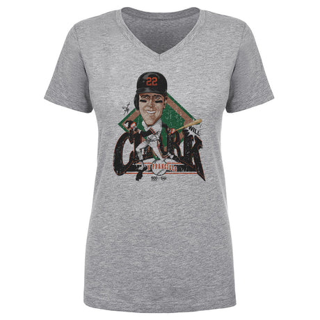 Will Clark Women's V-Neck T-Shirt | 500 LEVEL