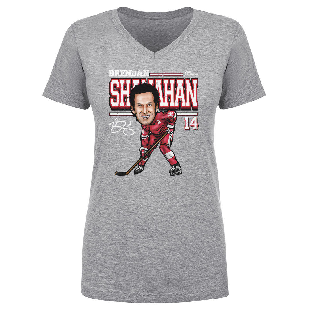 Brendan Shanahan Women's V-Neck T-Shirt | 500 LEVEL