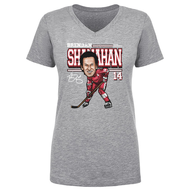 Brendan Shanahan Women's V-Neck T-Shirt | 500 LEVEL