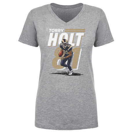 Torry Holt Women's V-Neck T-Shirt | 500 LEVEL