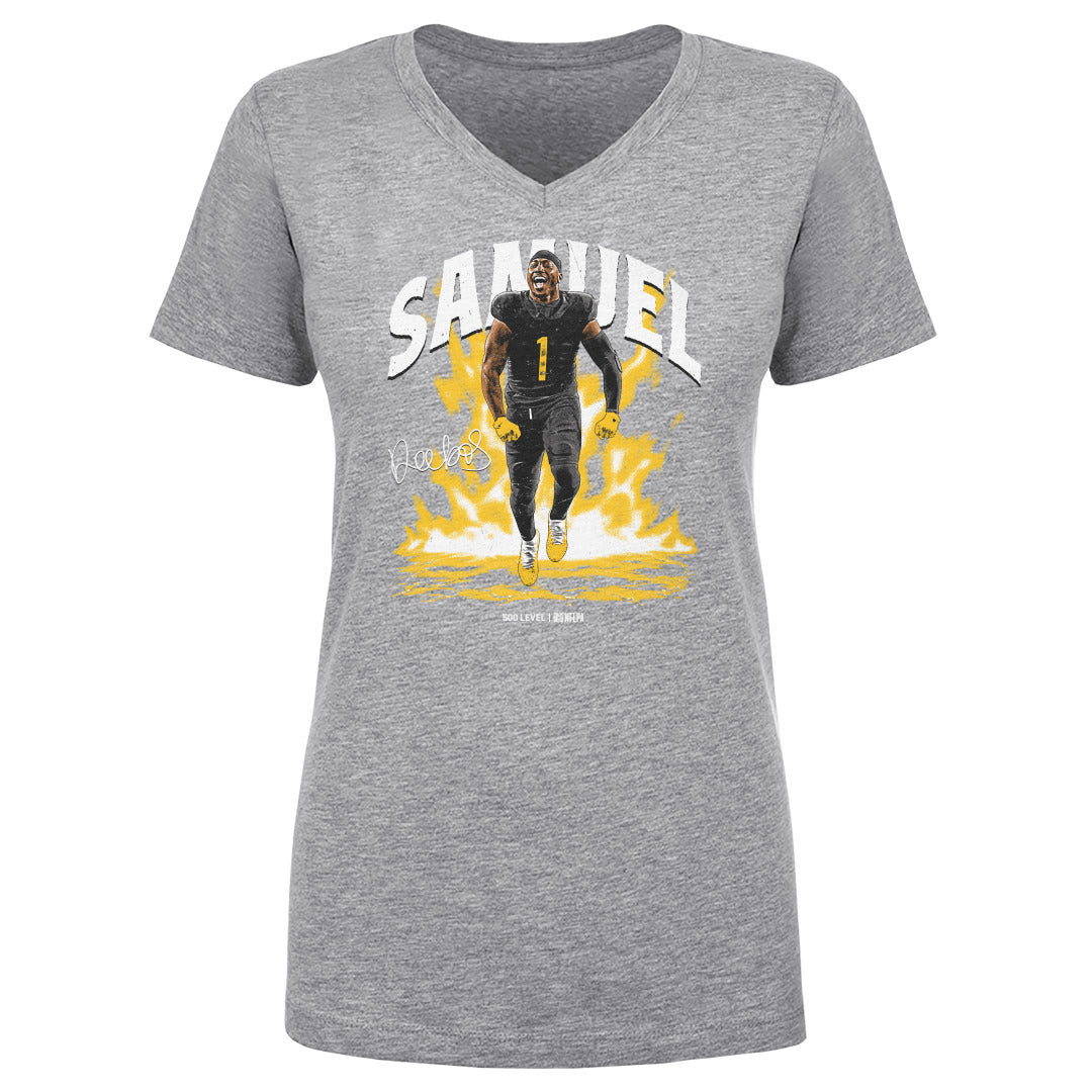 Deebo Samuel Women's V-Neck T-Shirt | 500 LEVEL