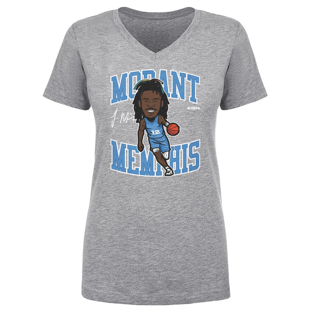 Ja Morant Women's V-Neck T-Shirt | 500 LEVEL