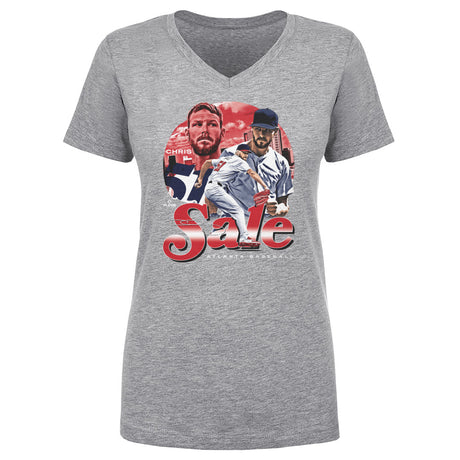 Chris Sale Women's V-Neck T-Shirt | 500 LEVEL