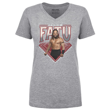 Jacob Fatu Women's V-Neck T-Shirt | 500 LEVEL