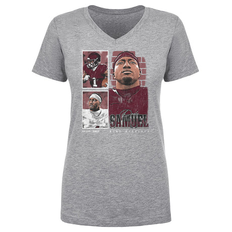 Deebo Samuel Women's V-Neck T-Shirt | 500 LEVEL