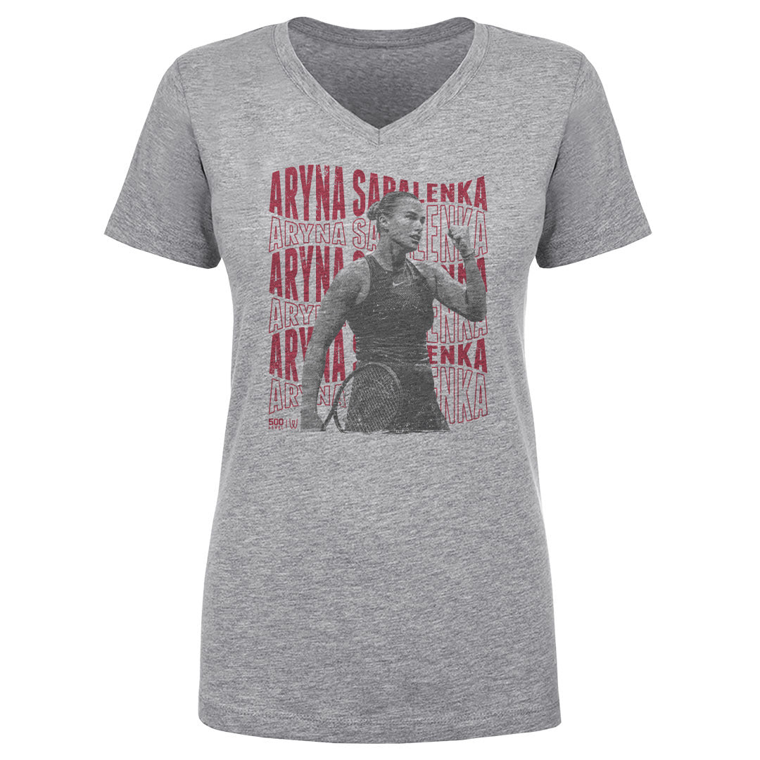 Aryna Sabalenka Women's V-Neck T-Shirt | 500 LEVEL