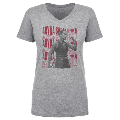 Aryna Sabalenka Women's V-Neck T-Shirt | 500 LEVEL