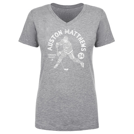 Auston Matthews Women's V-Neck T-Shirt | 500 LEVEL