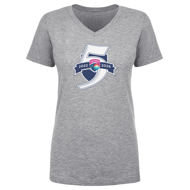 San Diego Wave FC Women's V-Neck T-Shirt | 500 LEVEL