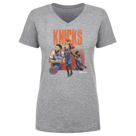 New York Knicks Women's V-Neck T-Shirt | 500 LEVEL