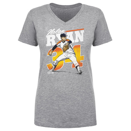 Nolan Ryan Women's V-Neck T-Shirt | 500 LEVEL
