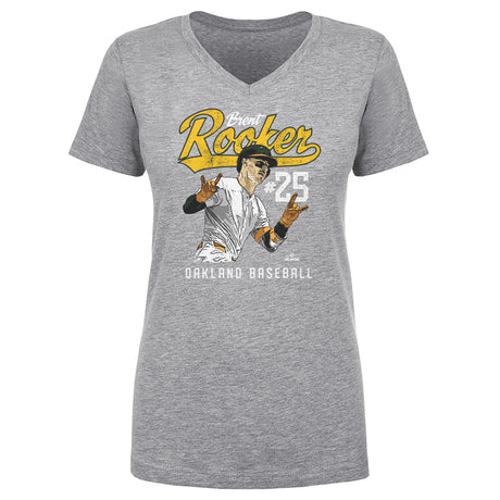 Brent Rooker Women's V-Neck T-Shirt | 500 LEVEL