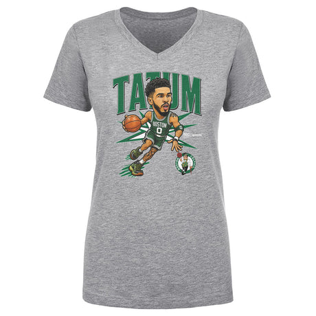 Jayson Tatum Women's V-Neck T-Shirt | 500 LEVEL