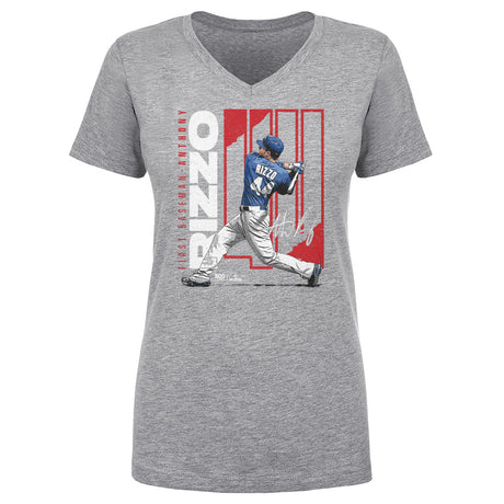 Anthony Rizzo Women's V-Neck T-Shirt | 500 LEVEL