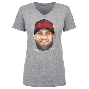 Bryce Harper Women's V-Neck T-Shirt | 500 LEVEL