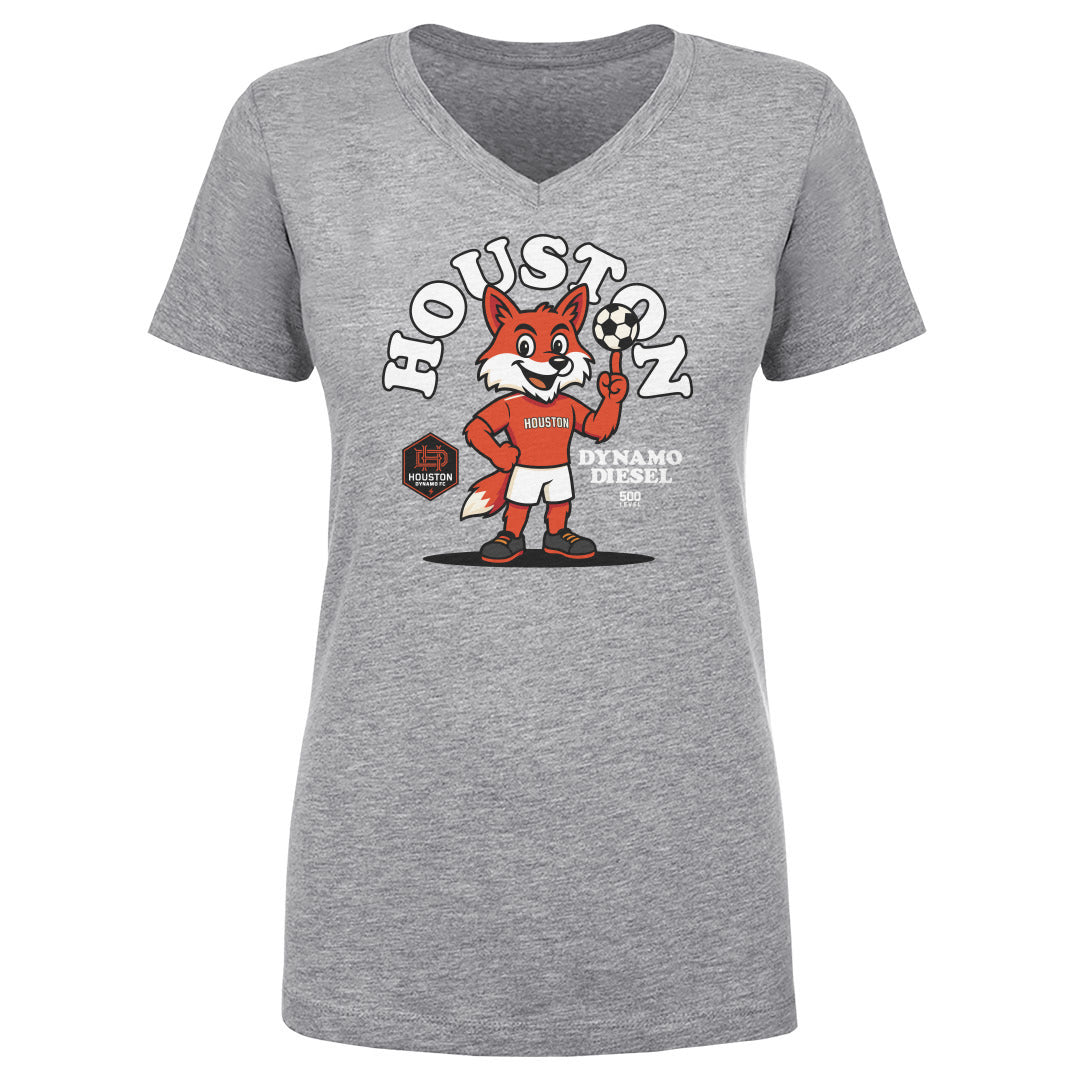 Houston Dynamo FC Women's V-Neck T-Shirt | 500 LEVEL