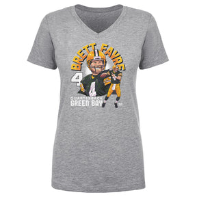 Brett Favre Women's V-Neck T-Shirt | 500 LEVEL