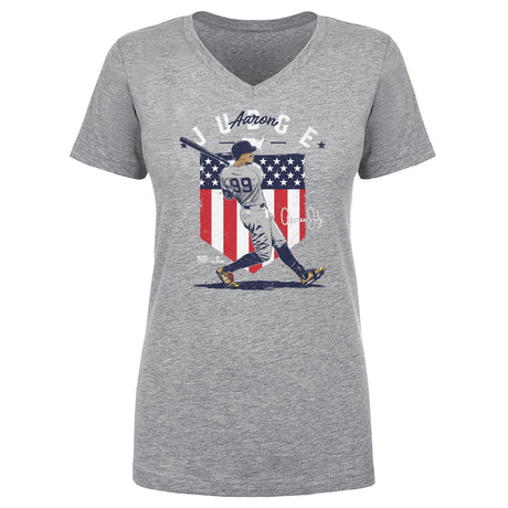 Aaron Judge Women's V-Neck T-Shirt | 500 LEVEL
