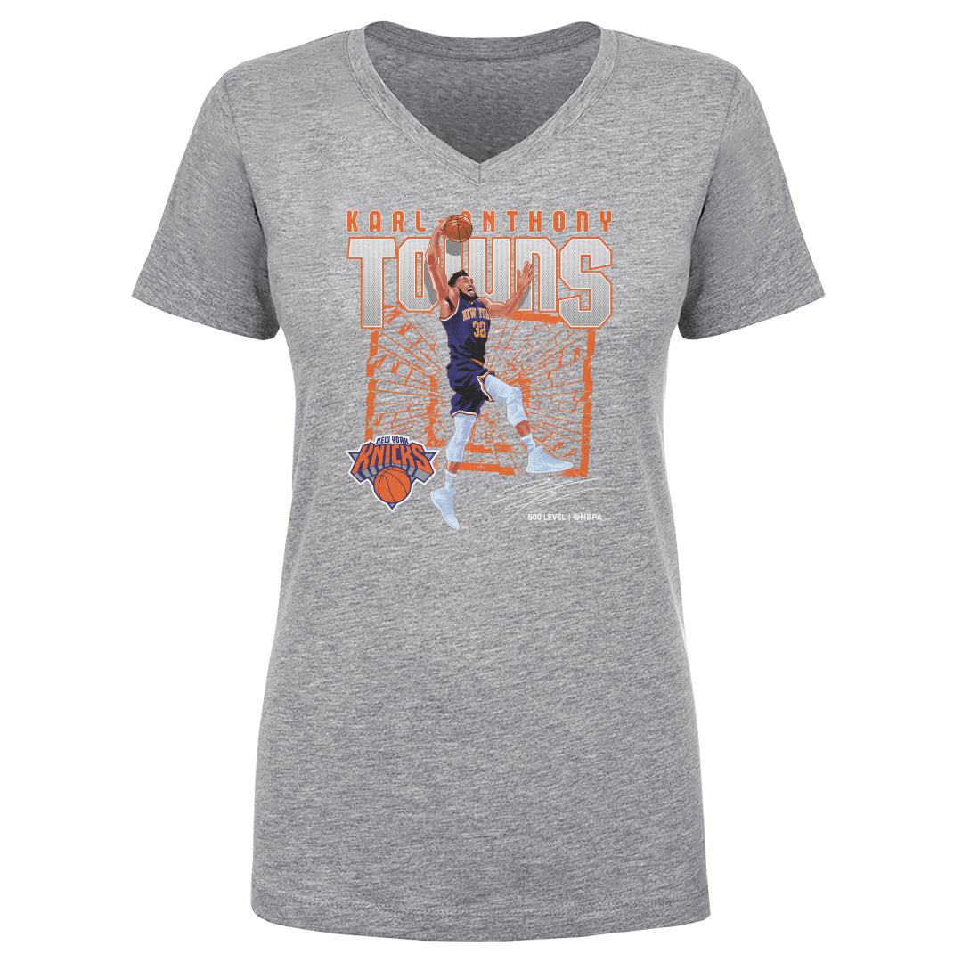 Karl-Anthony Towns Women's V-Neck T-Shirt | 500 LEVEL