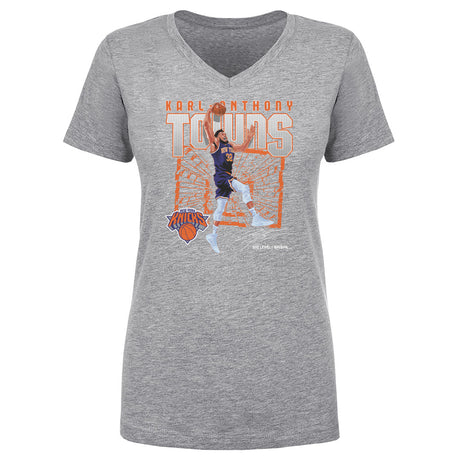 Karl-Anthony Towns Women's V-Neck T-Shirt | 500 LEVEL