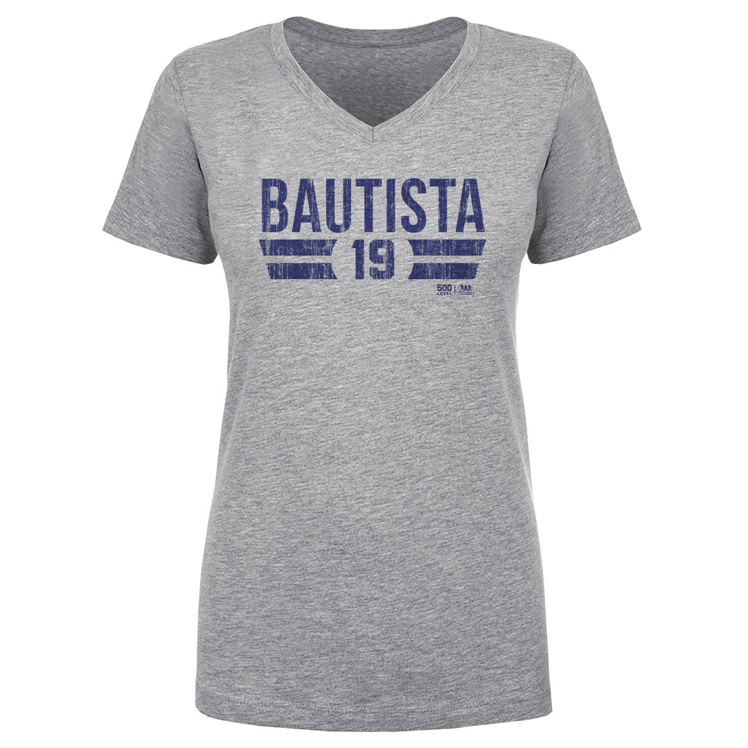 Jose Bautista Women's V-Neck T-Shirt | 500 LEVEL