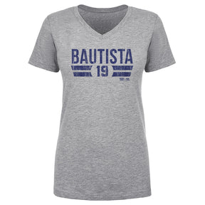Jose Bautista Women's V-Neck T-Shirt | 500 LEVEL