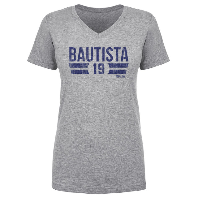 Jose Bautista Women's V-Neck T-Shirt | 500 LEVEL