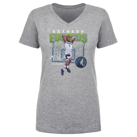 Anthony Edwards Women's V-Neck T-Shirt | 500 LEVEL