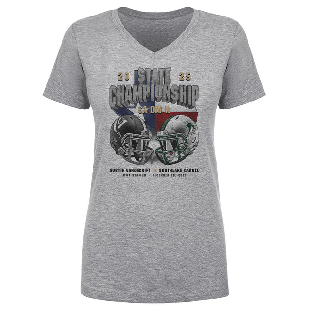 Crown Trio Women's V-Neck T-Shirt | 500 LEVEL