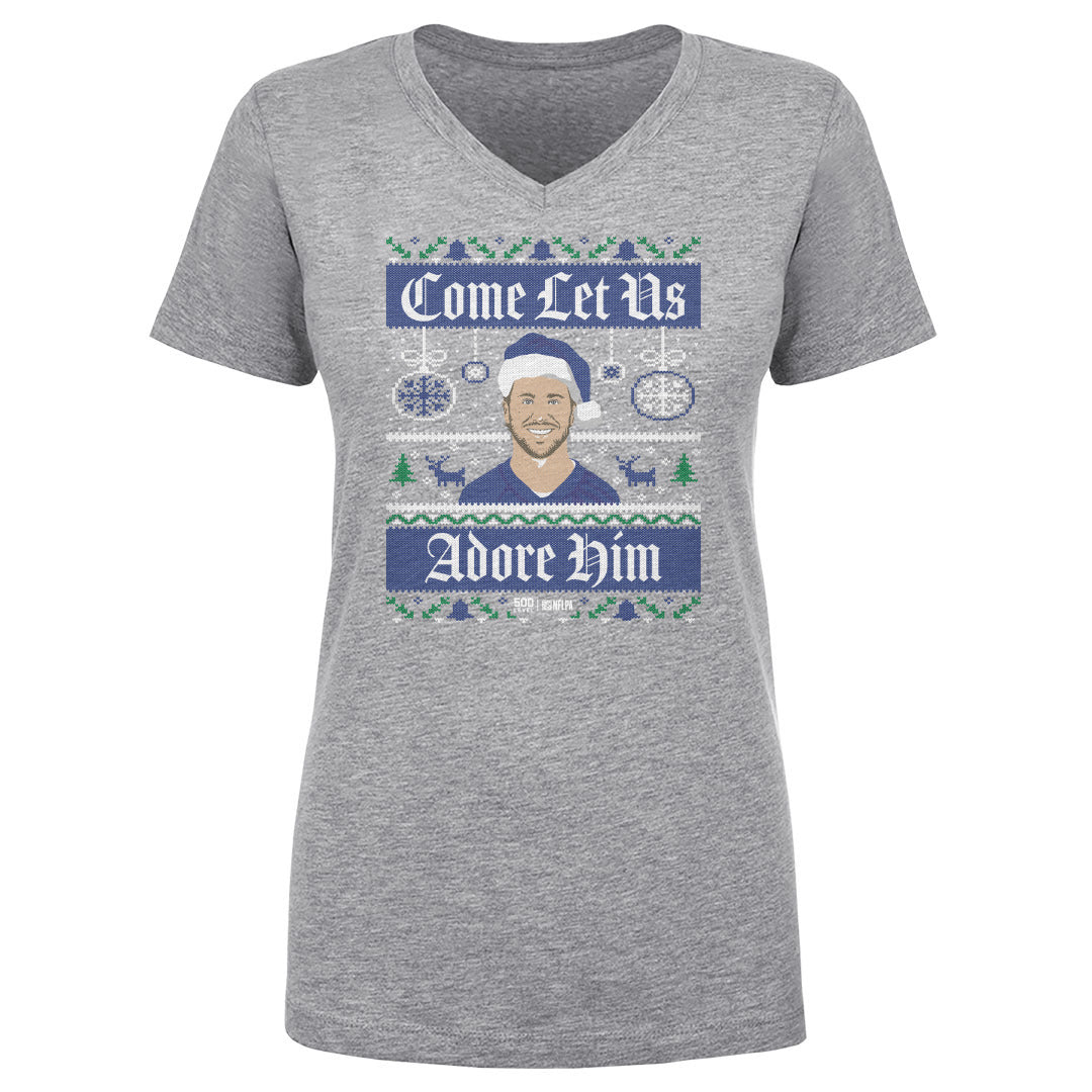 Josh Allen Women's V-Neck T-Shirt | 500 LEVEL