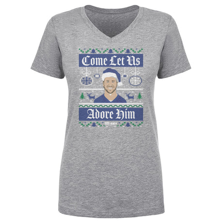 Josh Allen Women's V-Neck T-Shirt | 500 LEVEL