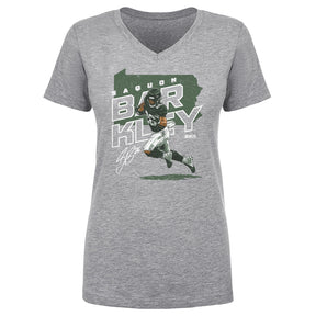 Saquon Barkley Women's V-Neck T-Shirt | 500 LEVEL