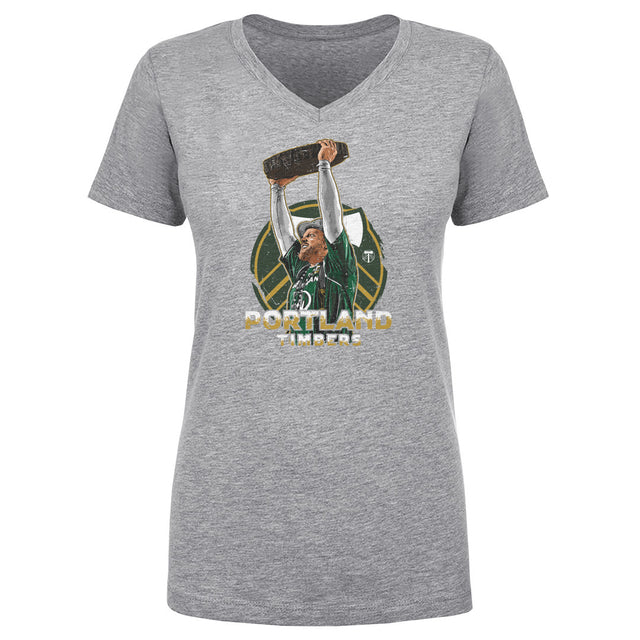 Portland Timbers Women's V-Neck T-Shirt | 500 LEVEL