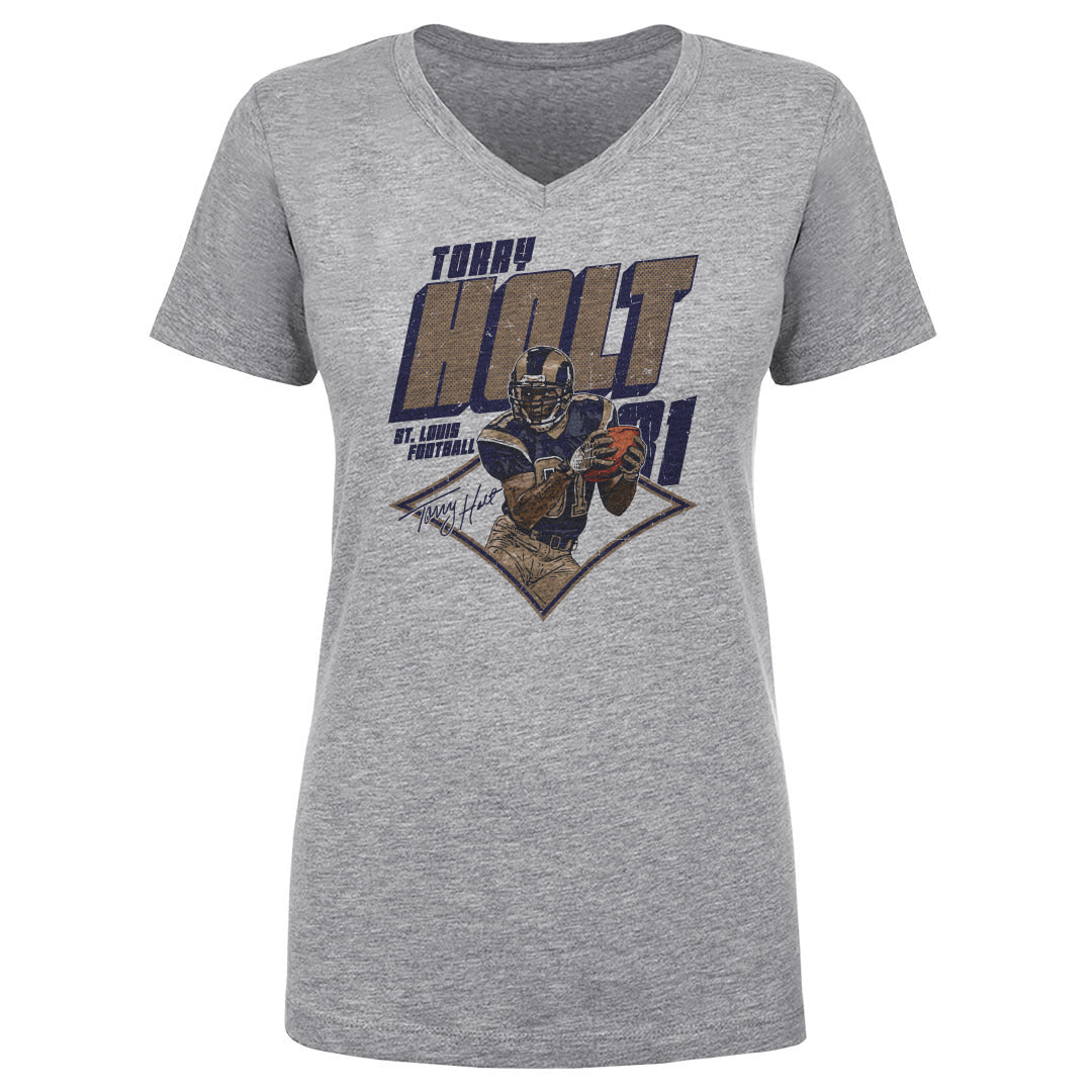 Torry Holt Women's V-Neck T-Shirt | 500 LEVEL
