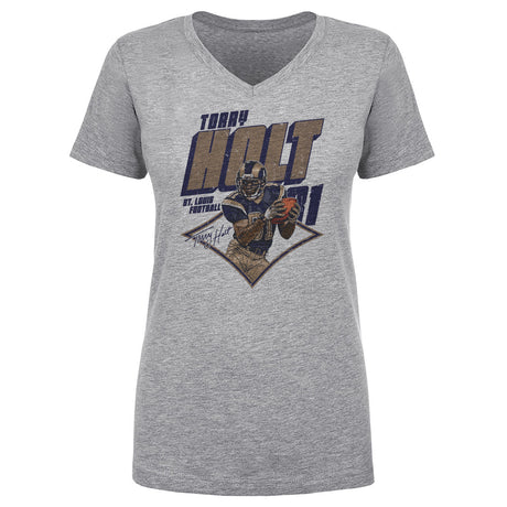 Torry Holt Women's V-Neck T-Shirt | 500 LEVEL