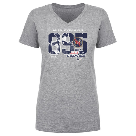 Alex Ovechkin Women's V-Neck T-Shirt | 500 LEVEL