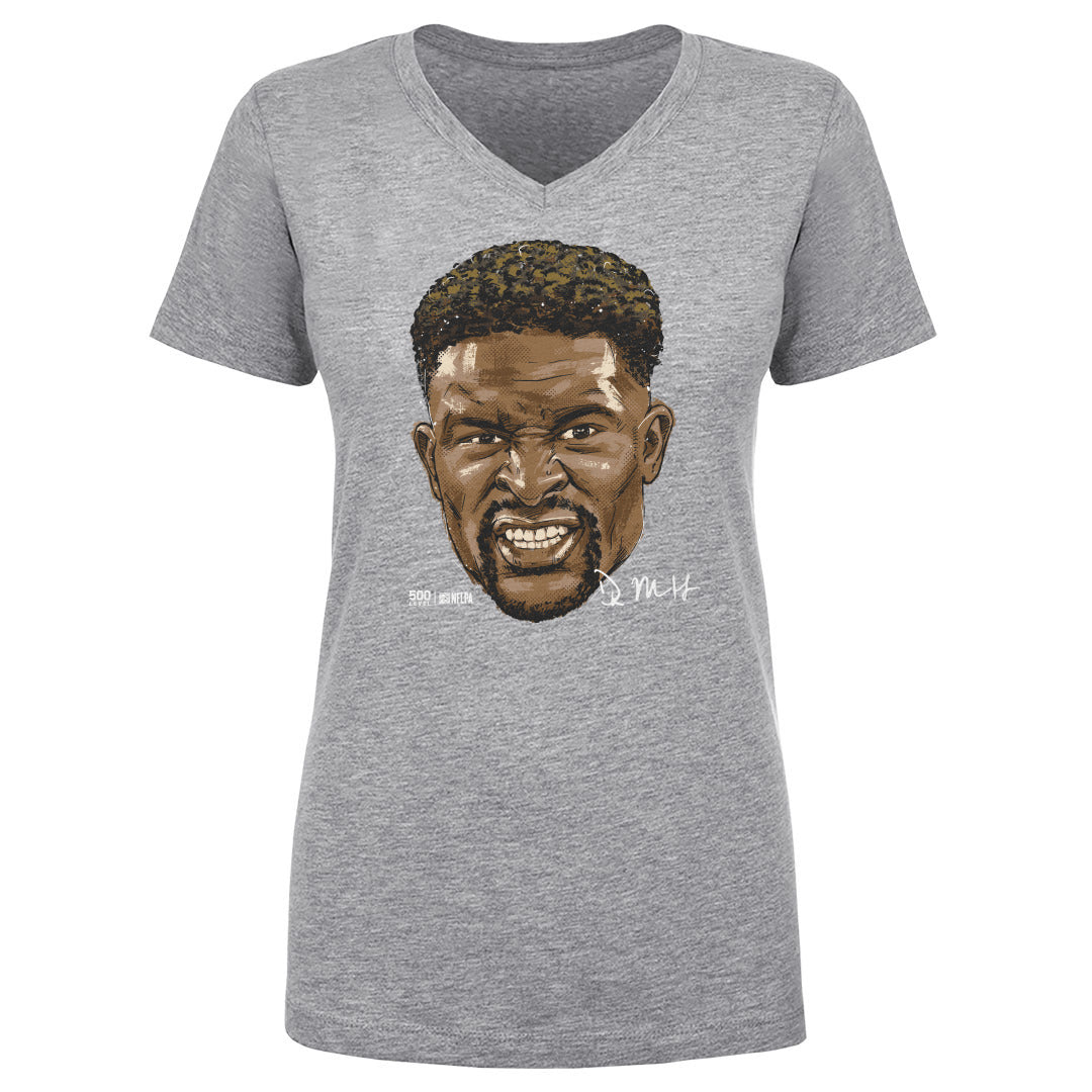 DK Metcalf Women's V-Neck T-Shirt | 500 LEVEL