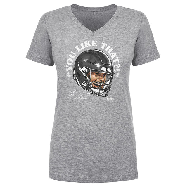 Kirk Cousins Women's V-Neck T-Shirt | 500 LEVEL