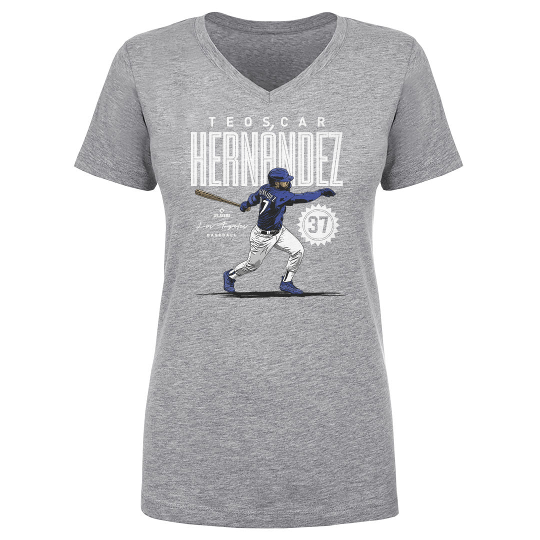 Teoscar Hernandez Women's V-Neck T-Shirt | 500 LEVEL