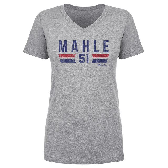 Tyler Mahle Women's V-Neck T-Shirt | 500 LEVEL