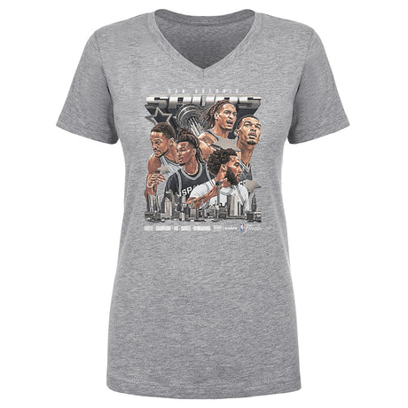 San Antonio Spurs Women's V-Neck T-Shirt | 500 LEVEL