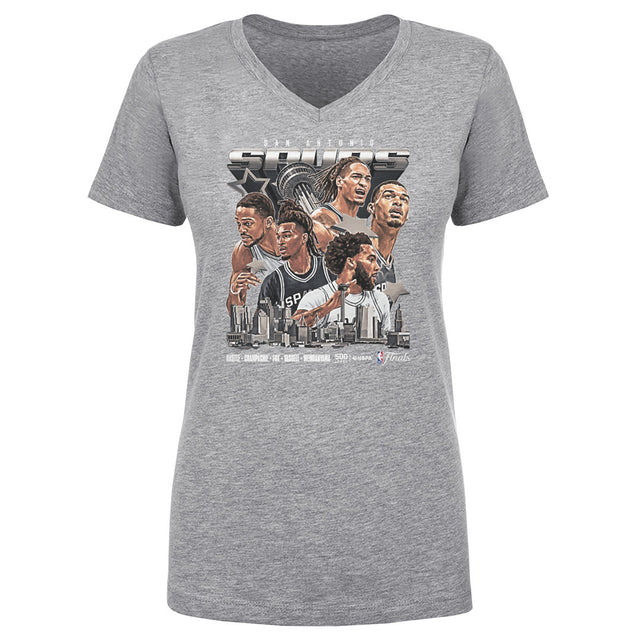 San Antonio Spurs Women's V-Neck T-Shirt | 500 LEVEL