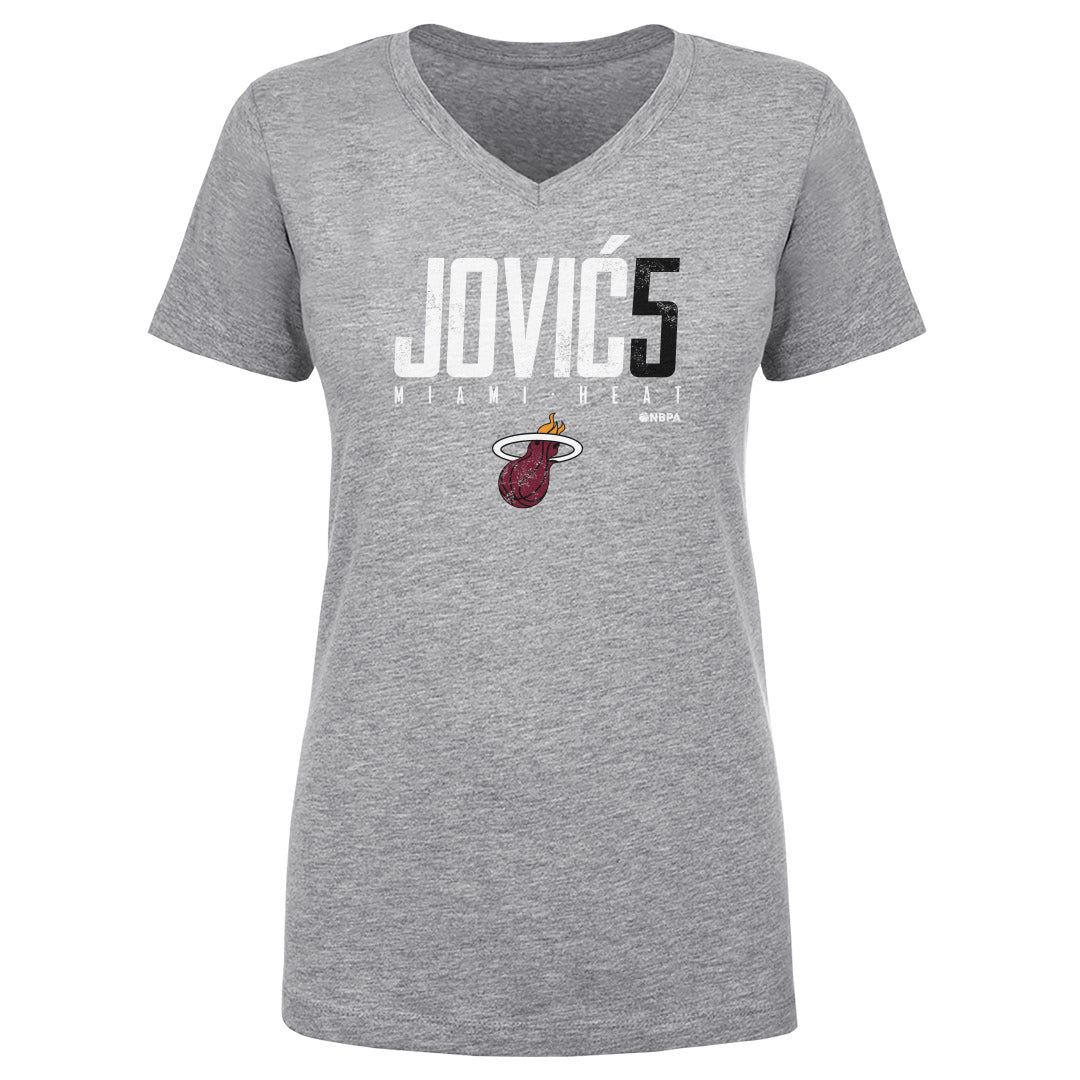 Nikola Jovic Women's V-Neck T-Shirt | 500 LEVEL