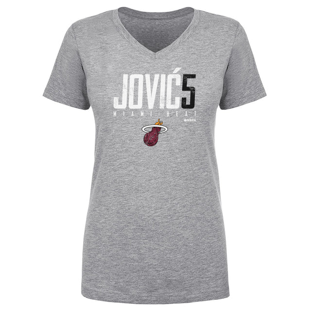 Nikola Jovic Women's V-Neck T-Shirt | 500 LEVEL