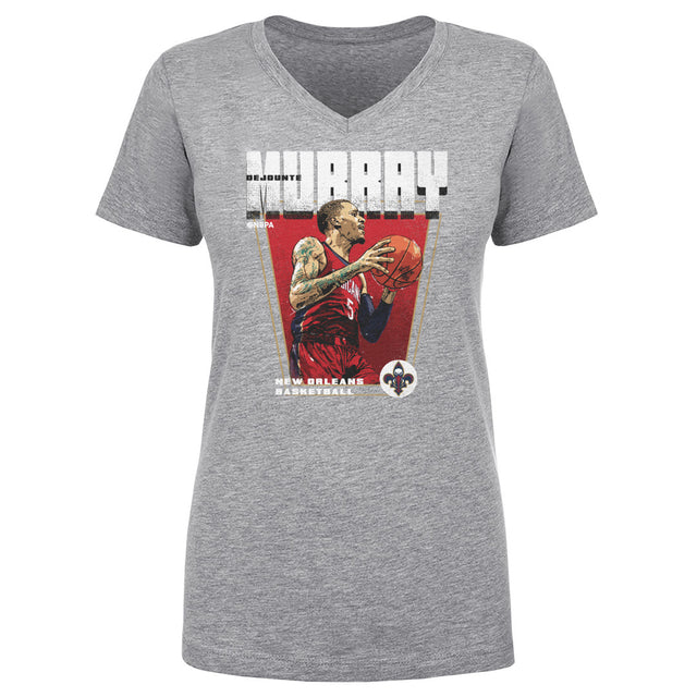 Dejounte Murray Women's V-Neck T-Shirt | 500 LEVEL