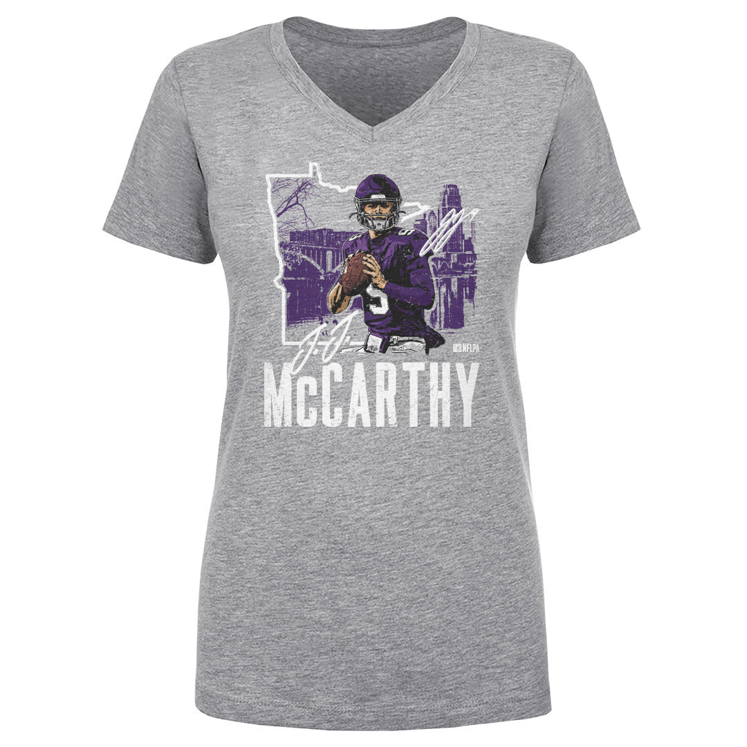 J.J. McCarthy Women&#39;s V-Neck T-Shirt | 500 LEVEL