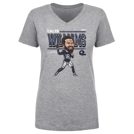 Caleb Williams Women's V-Neck T-Shirt | 500 LEVEL